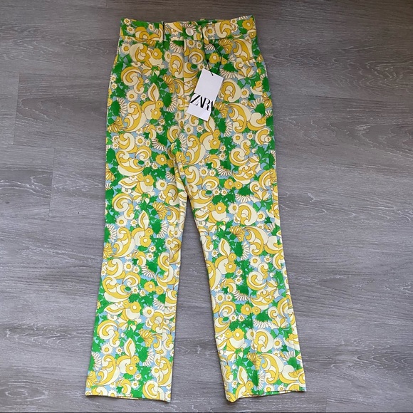 Zara Printed Pants - Picture 3 of 8